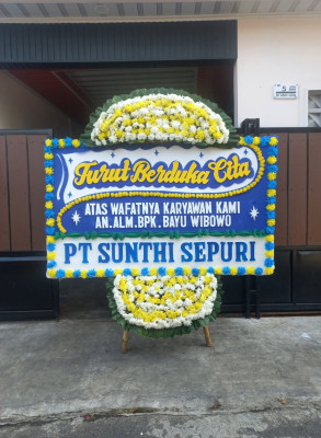 Papan Bunga Duka di Burangrang